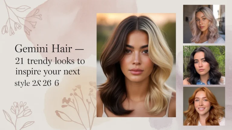 Gemini hairstyles