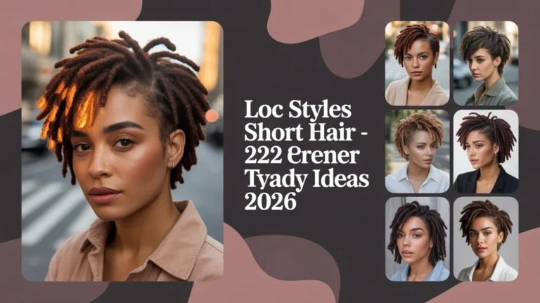 Loc styles short hair