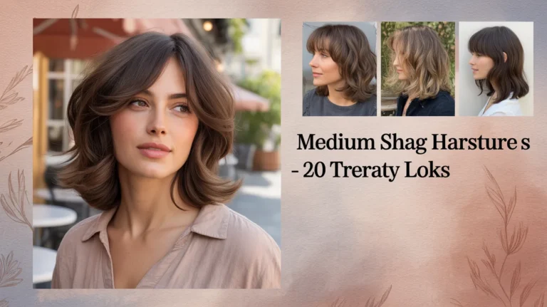 Medium shag haircuts