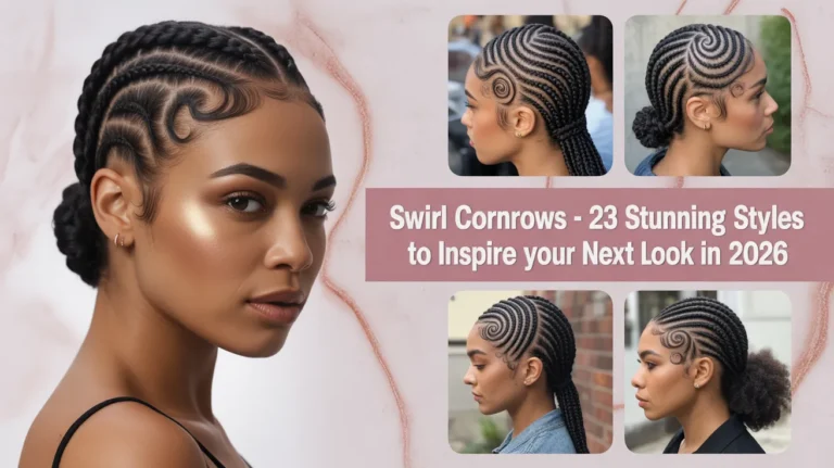 Swirl cornrows