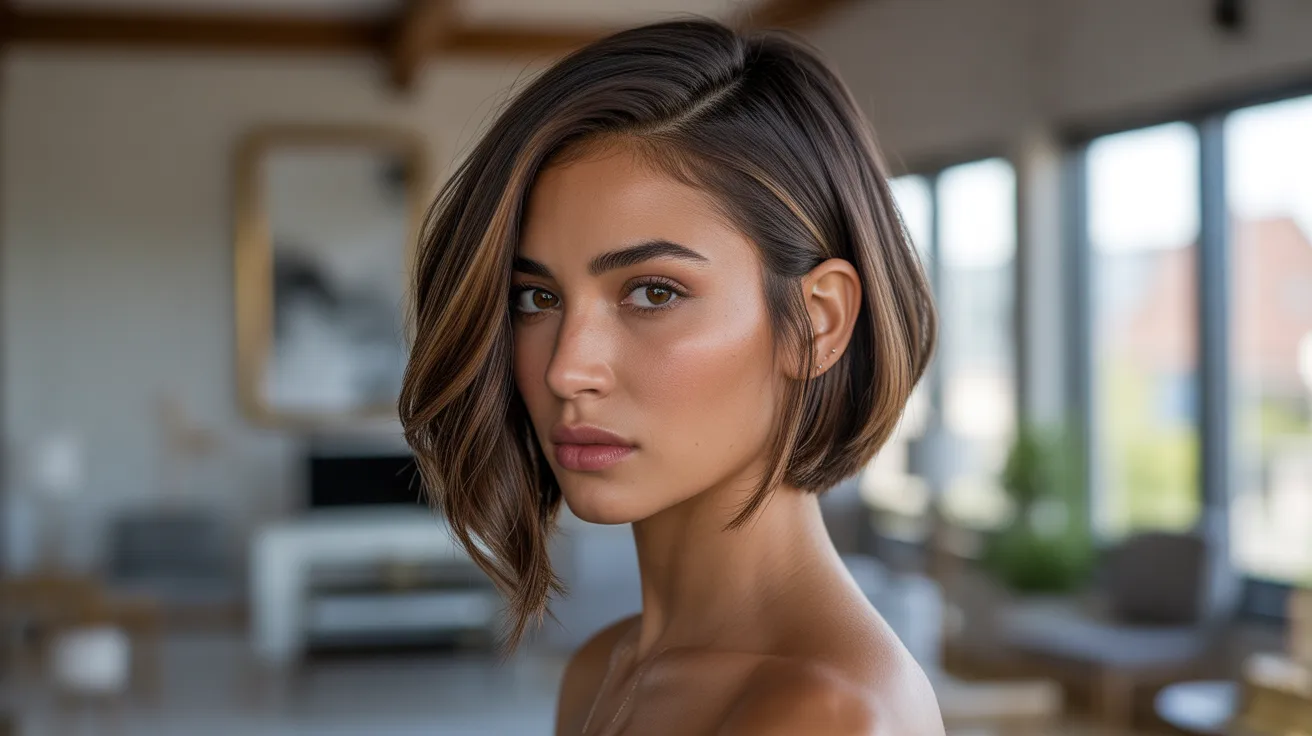 Asymmetrical Bob Haircut