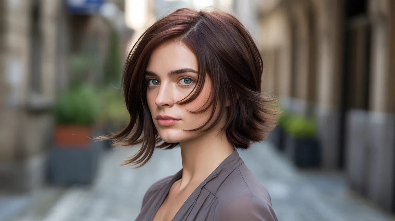 Asymmetrical Soft Mullet Haircut