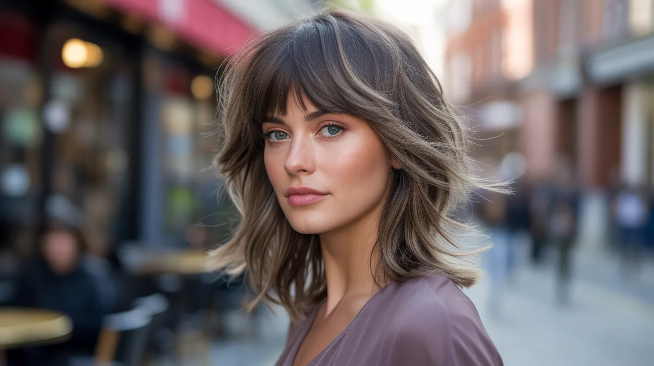 Choppy Bangs - Edgy Types of Bangs with Texture