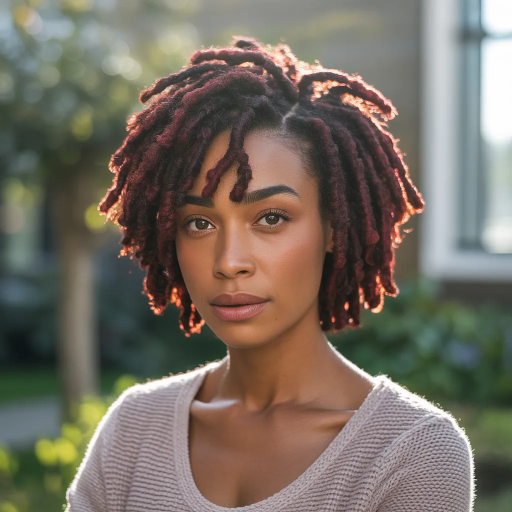 Crown Loc Styles Short Hair