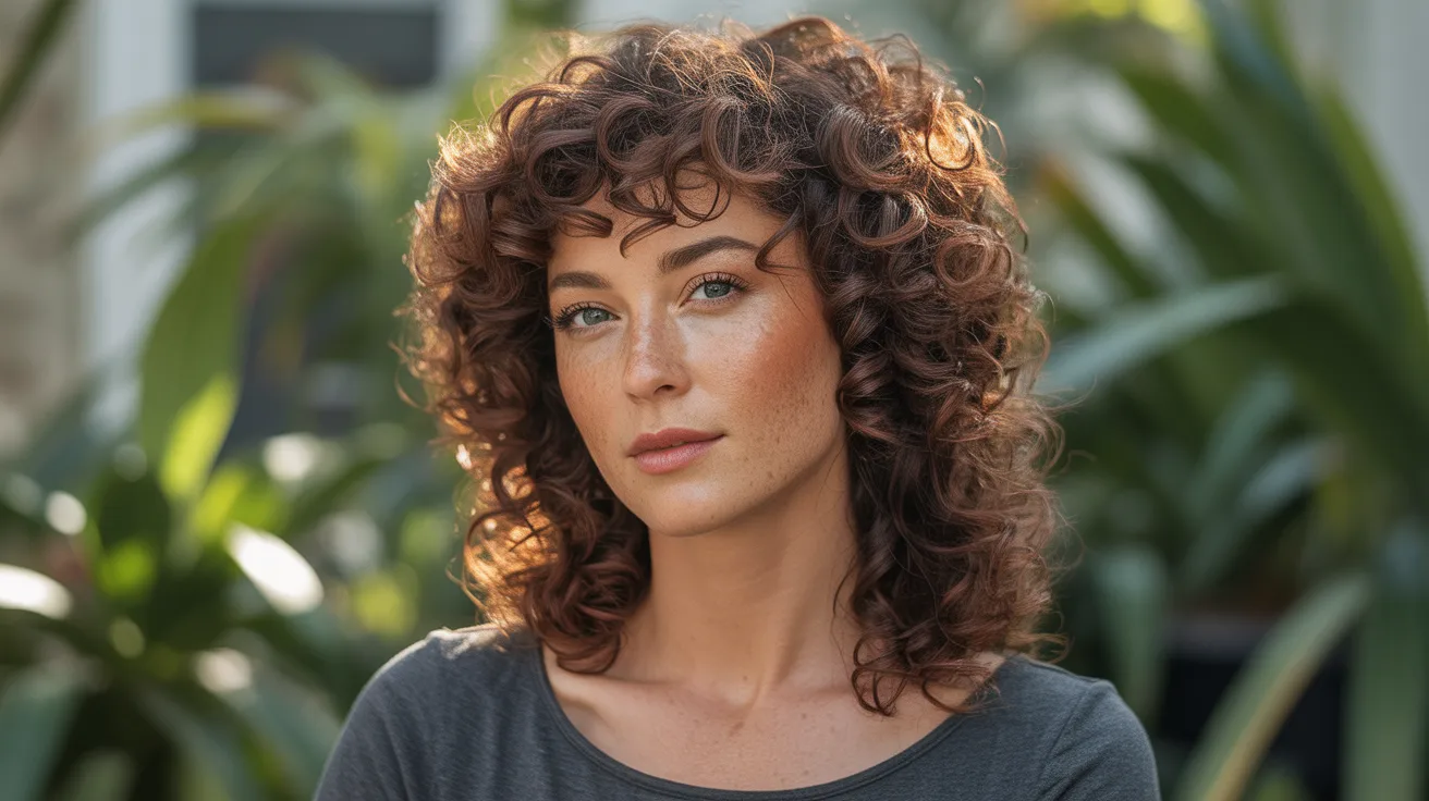 Curly Soft Mullet for Natural Hair