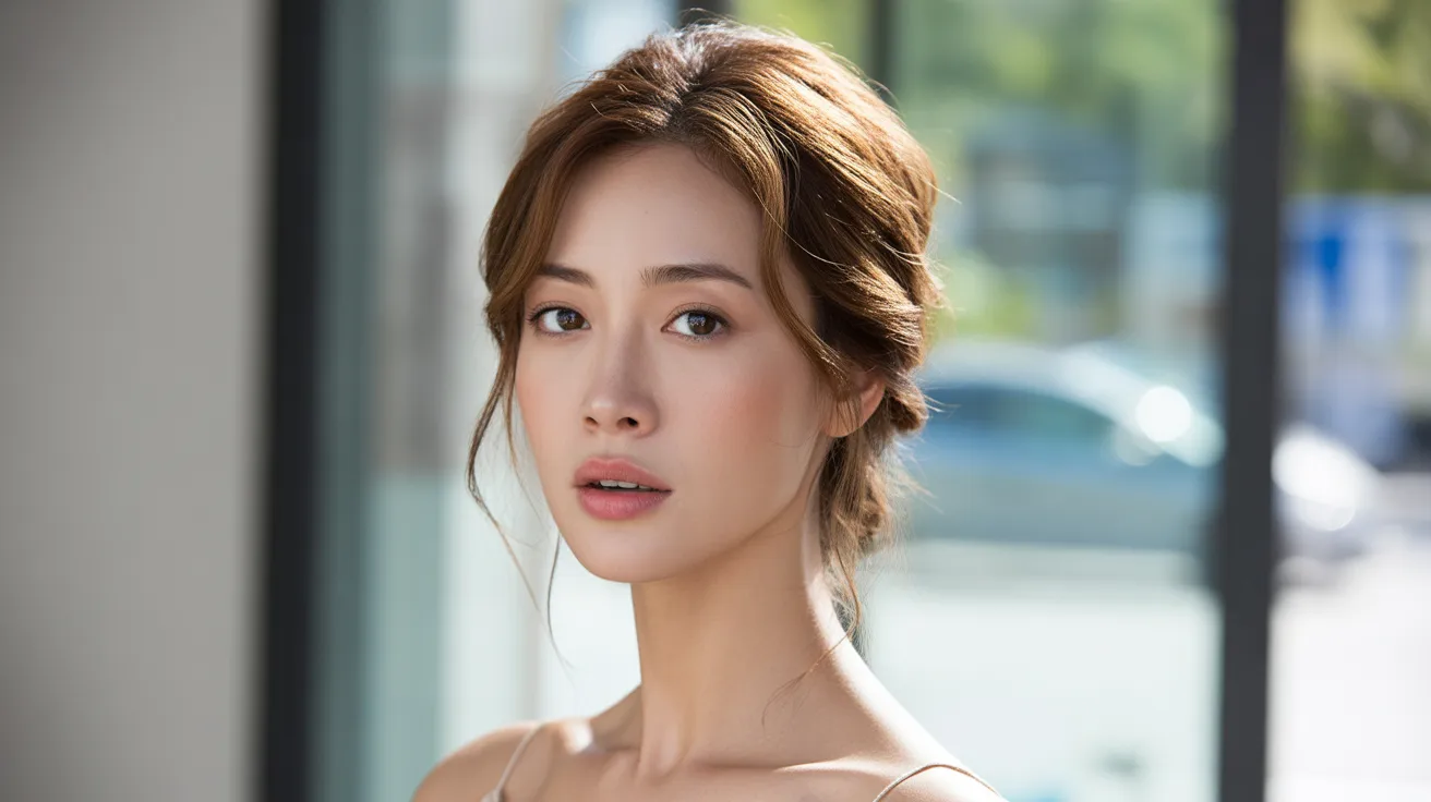 Effortless Updos That Define Korean Hairstyles for Women