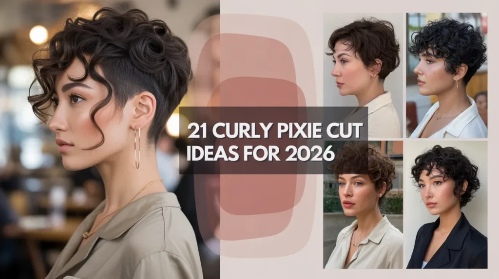 A stunning collection of twenty one curly pixie cut ideas for twenty twenty six fashion trends.