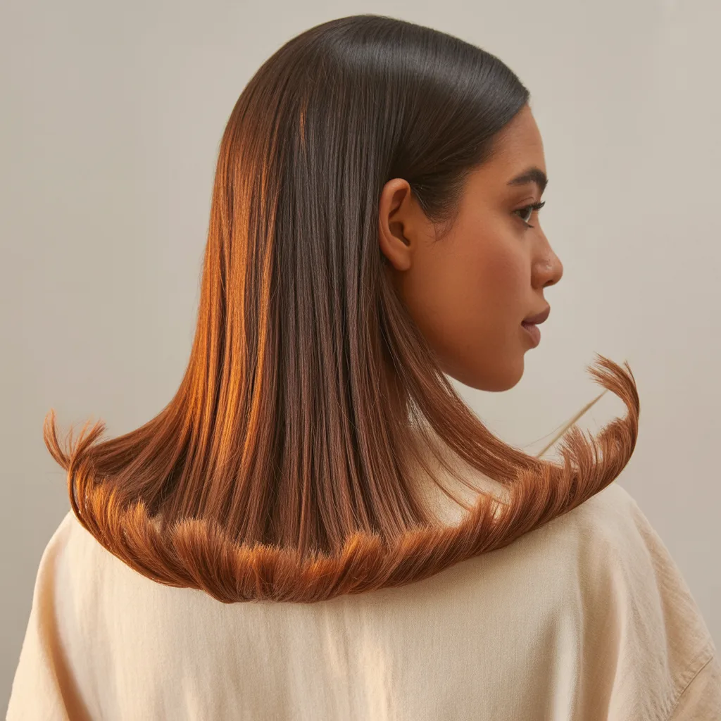 Flipped Ends with a Flat Iron