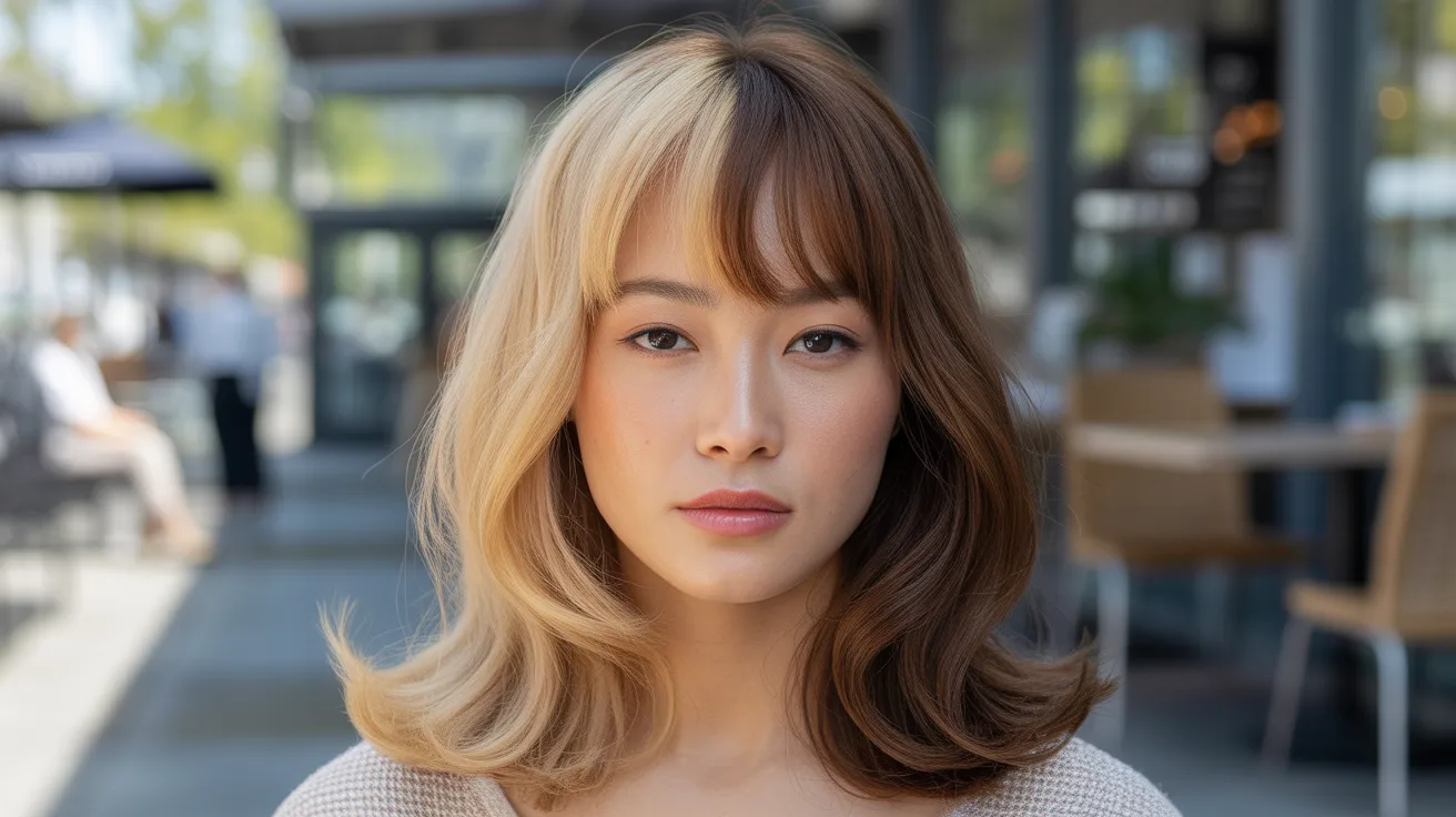 Gemini Hairstyles with Curtain Bang Detail