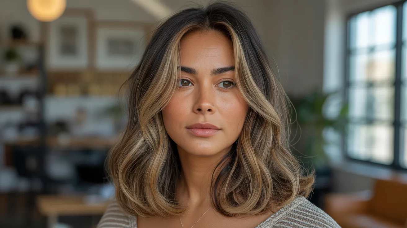 Gemini Hairstyles with Natural Grow-Out Roots
