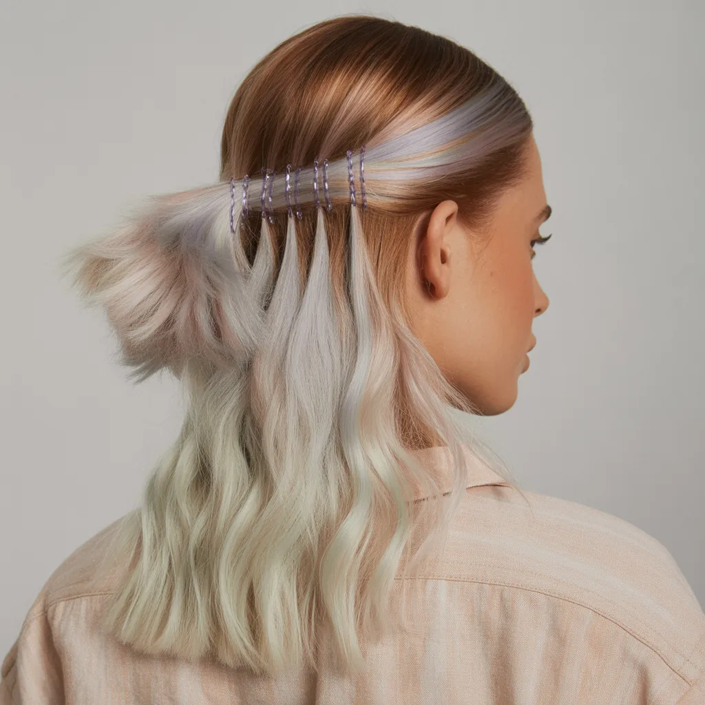 Half-Up with Tiny Elastics