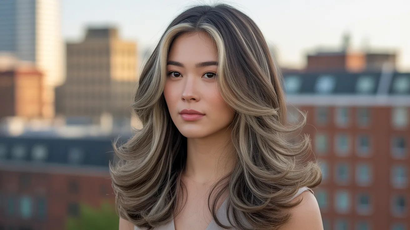 Long Layered Waves Loved in Korean Hairstyles for Women