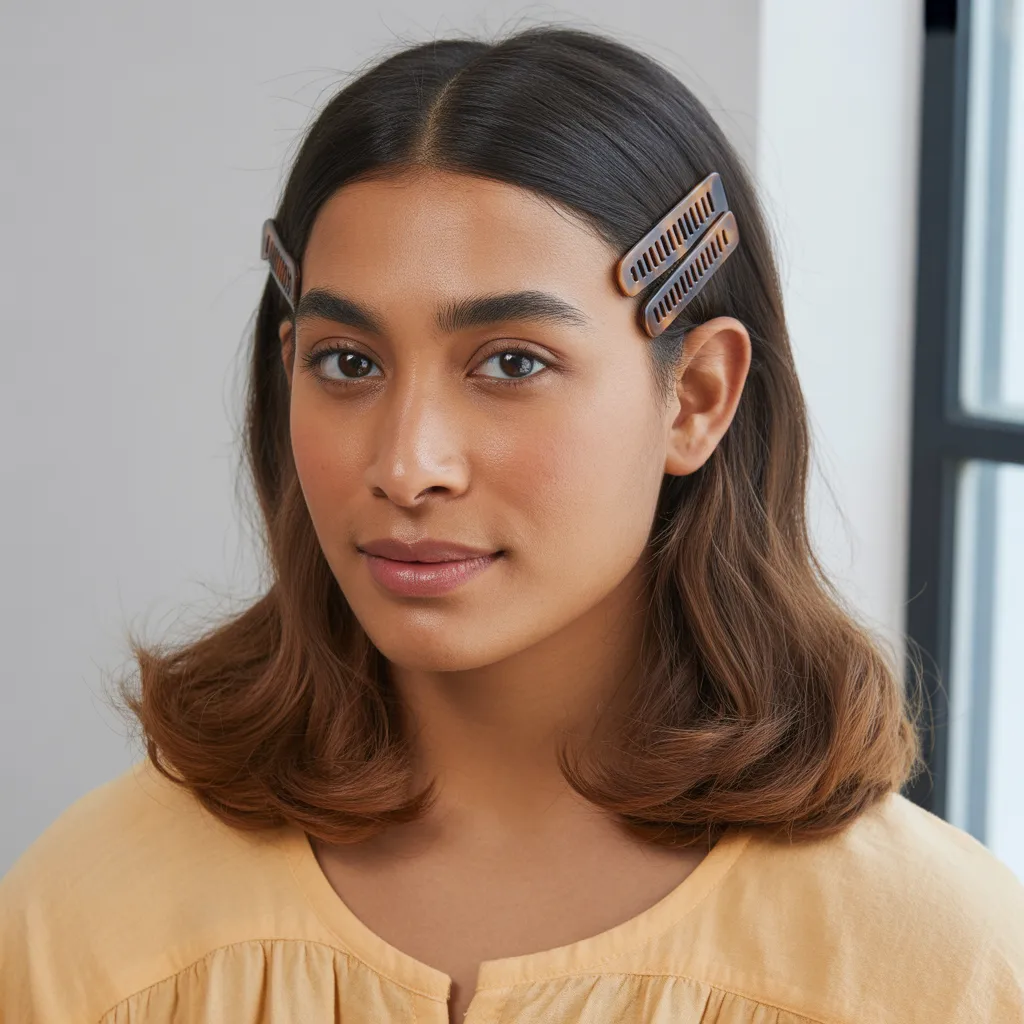 Mini Claw Clips on Sides