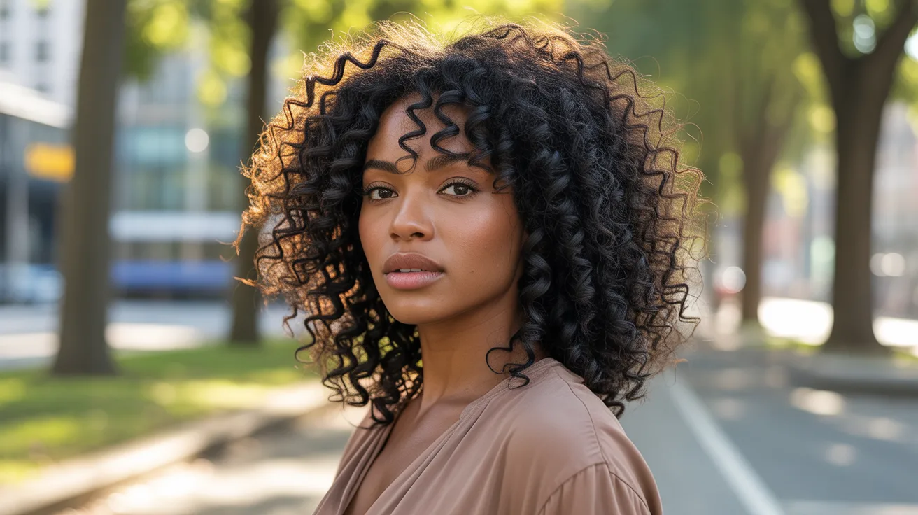 Natural Curls Worn Open