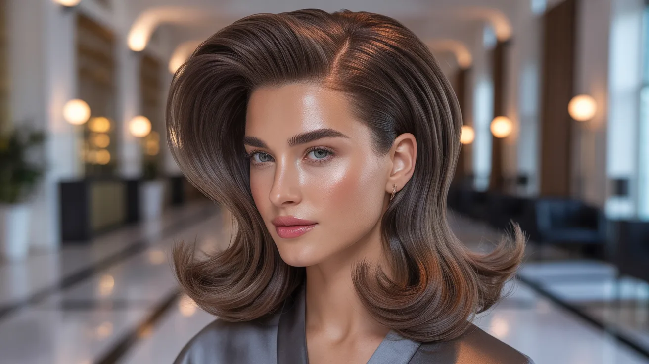 Polished Soft Mullet for Events