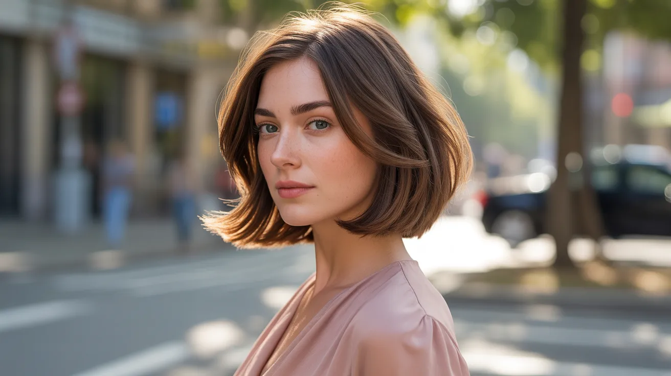 Short Bob Adjacent Soft Mullet Style