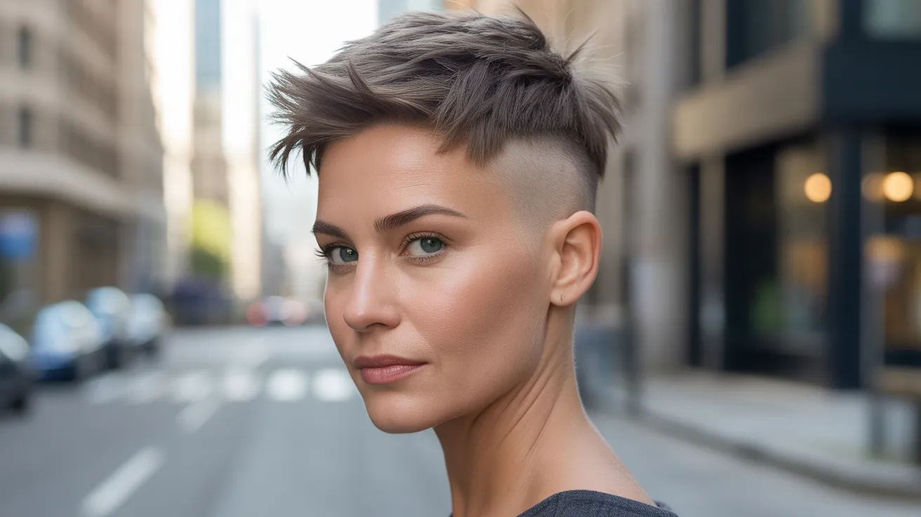 Short Cropped Tops with a Shaved Side