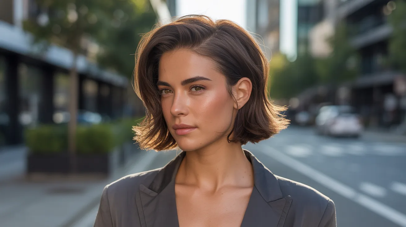 Short Sides with Soft Mullet Back