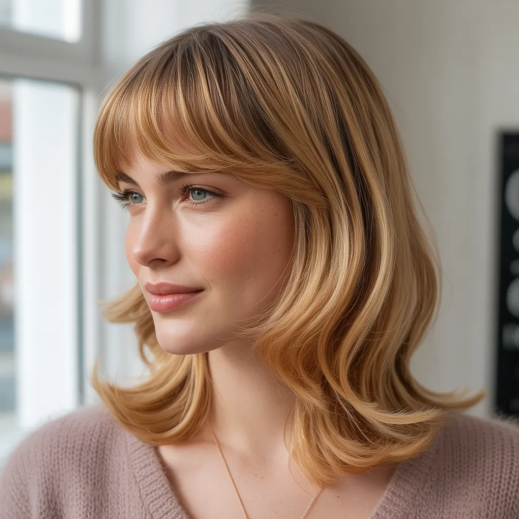 Side-Swept Bangs
