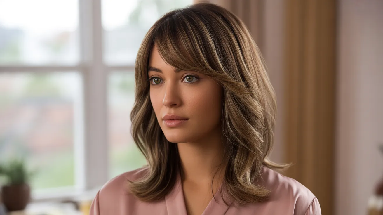 Side-Swept Bangs Hairstyle