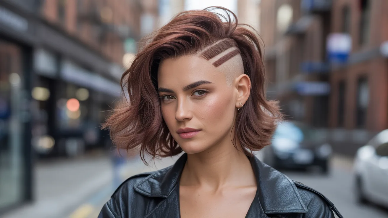 Soft Mullet with Hidden Undercut