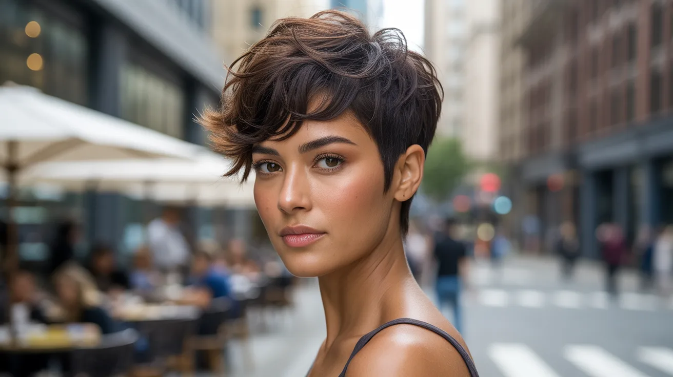 Textured Pixie Cut