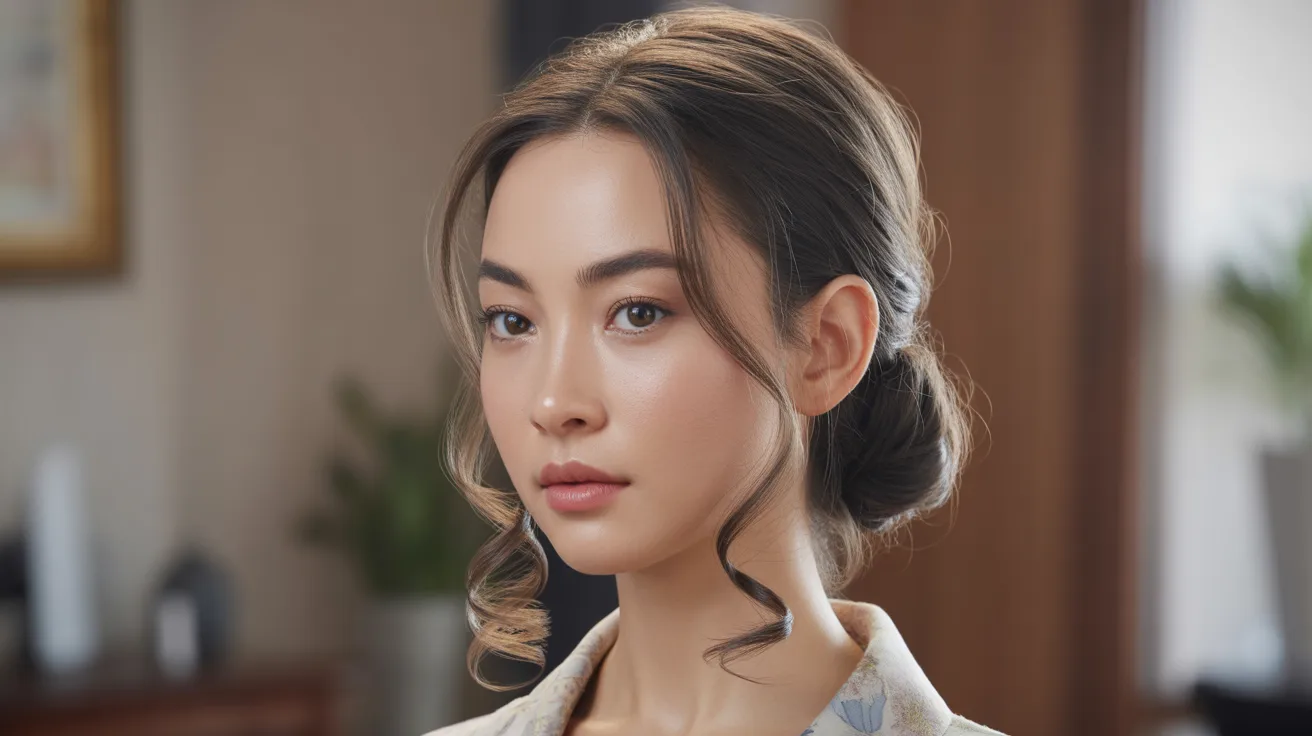 The Low Bun With Side Pieces