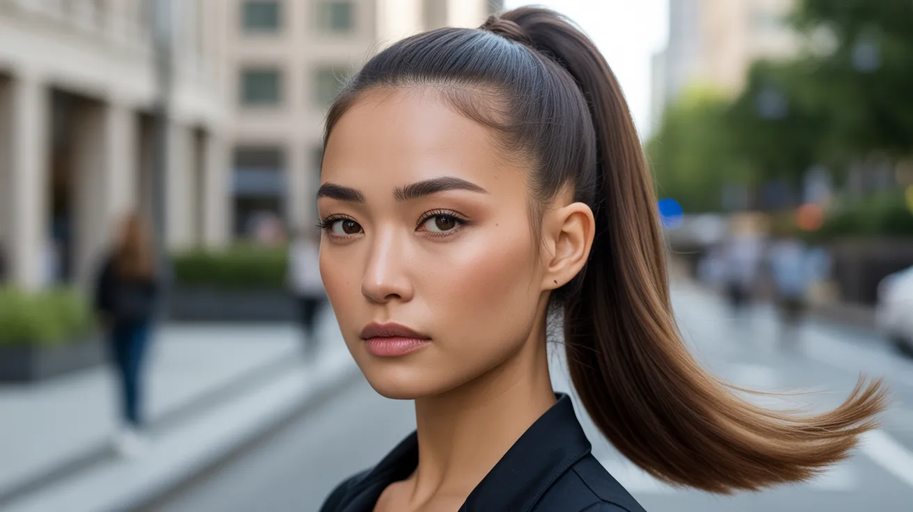 The Sleek High Ponytail