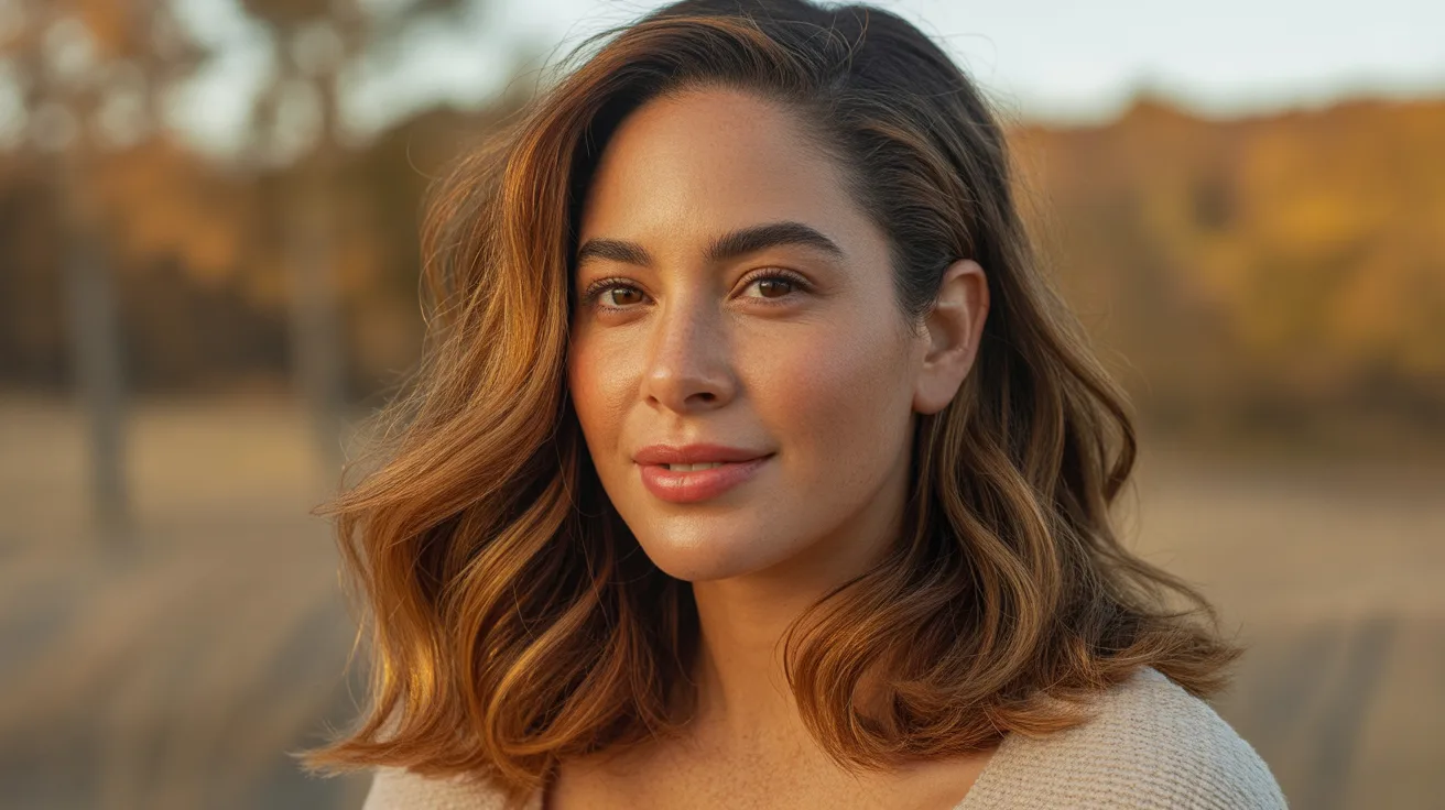 Warm Auburn and Honey Blend Gemini Hairstyles