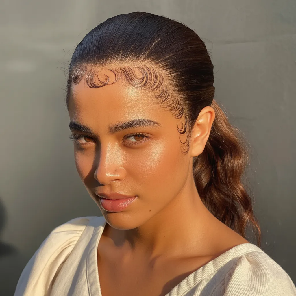 Wispy Baby Hair Edges