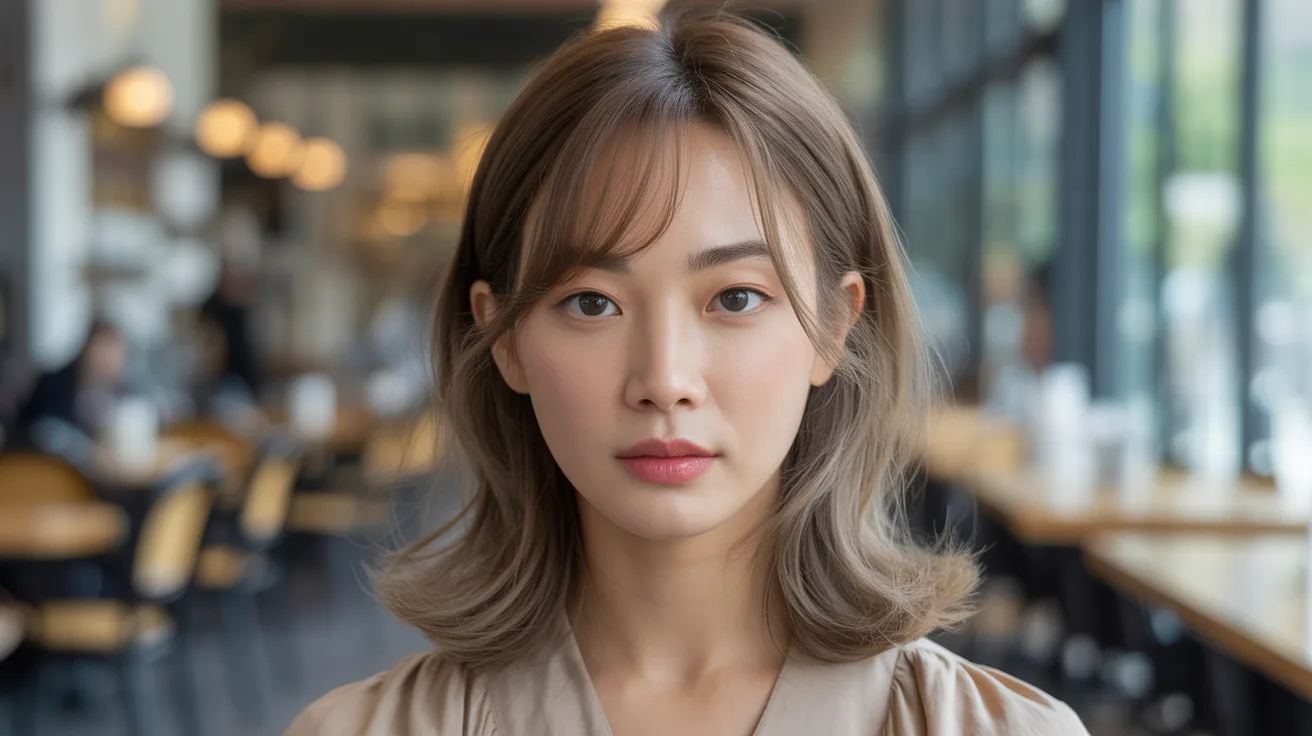 Wispy Fringe - A Staple in Korean Hairstyles for Women