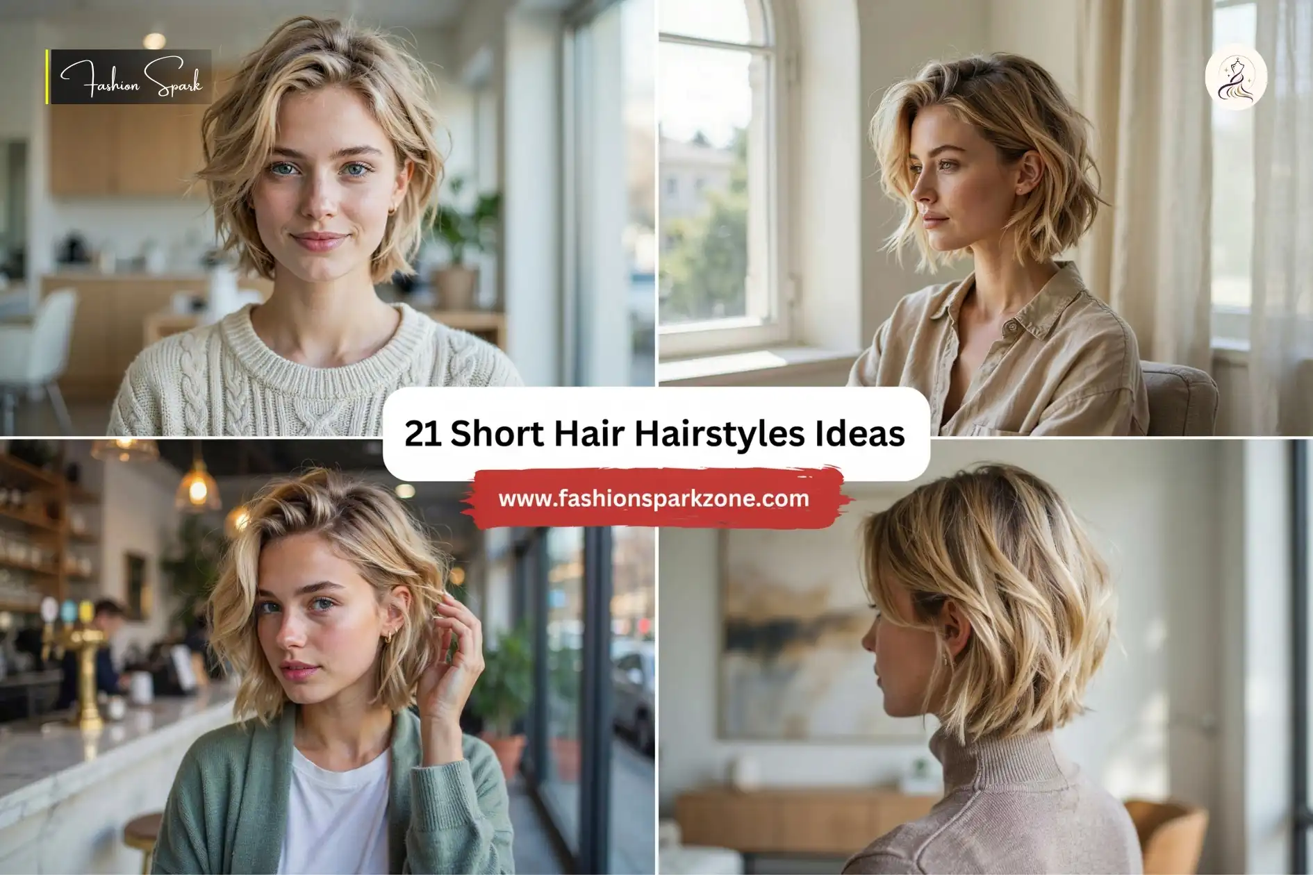 A beautiful collection featuring twenty one short hair hairstyles for every face shape and occasion.