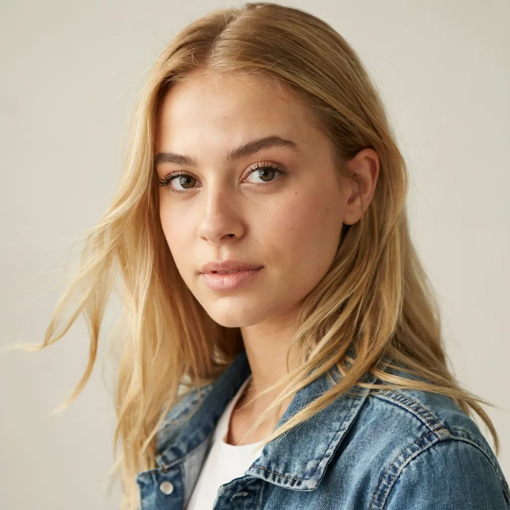 Barely-there golden blonde buzz cut color