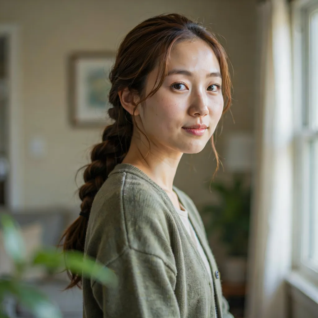 Twisted rope braid boho vibe brown hair