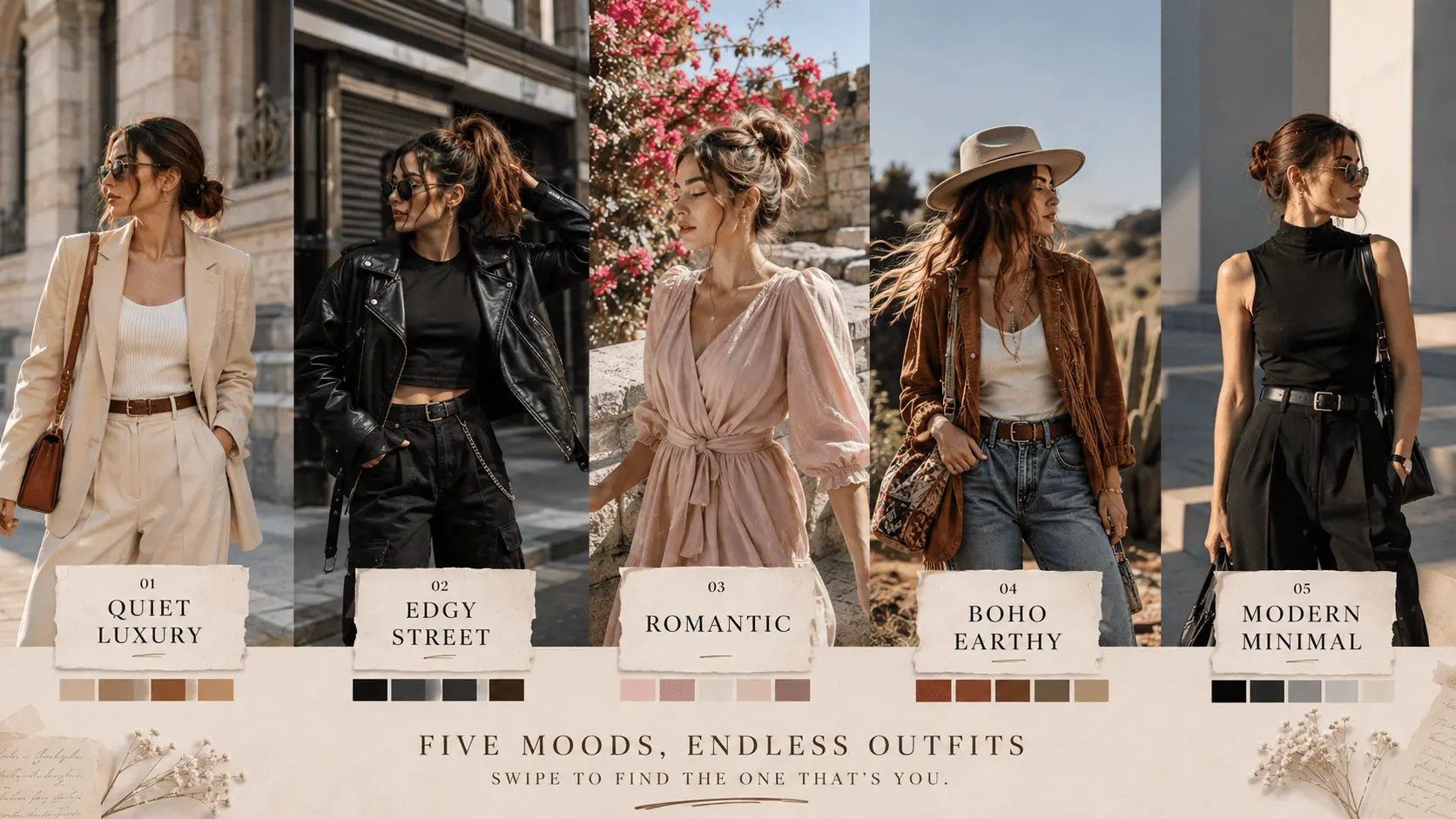 Mood Board - Five Aesthetics