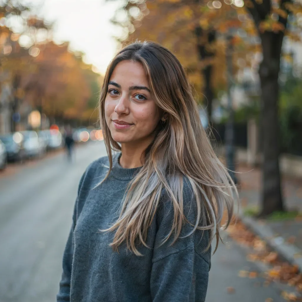 Ash blonde balayage for cool undertones hairstyle