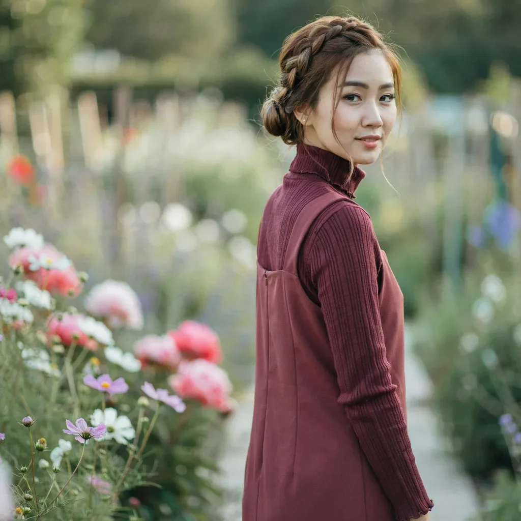 Classic chignon bun wedding style