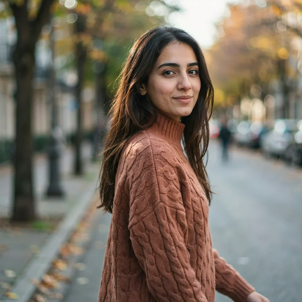 Dark chocolate hair with barely-there highlights