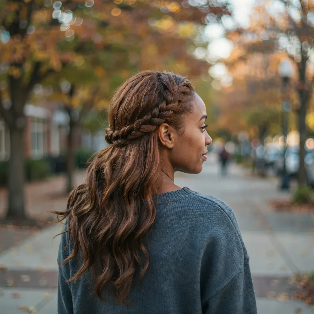Double twist halo with cascading waves