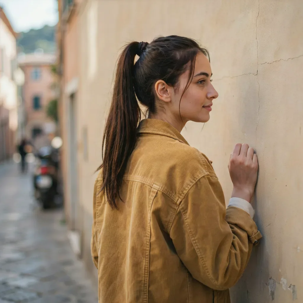 Ponytail with hidden elastic hairstyle
