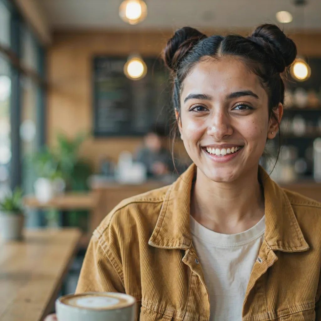 Space buns school hairstyle