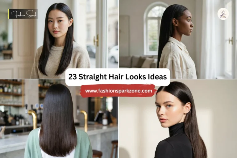 Sleek jet black straight hair look with mirror shine falling past shoulders