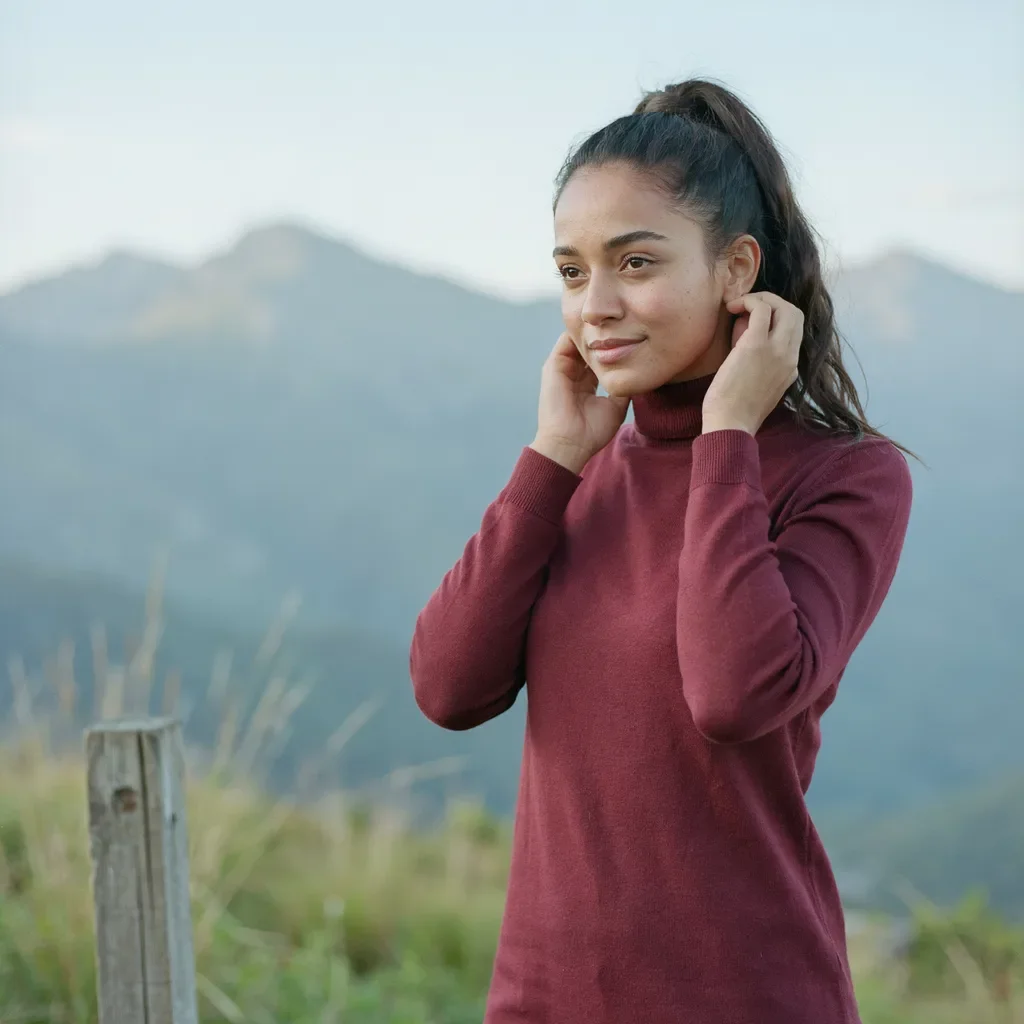 Ponytail with twisted sides hairstyle