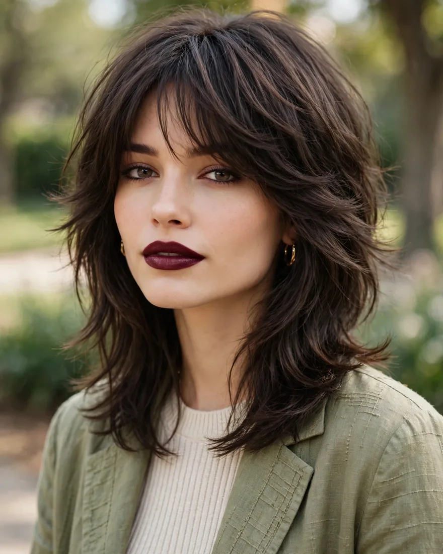 A-Line Medium Shag