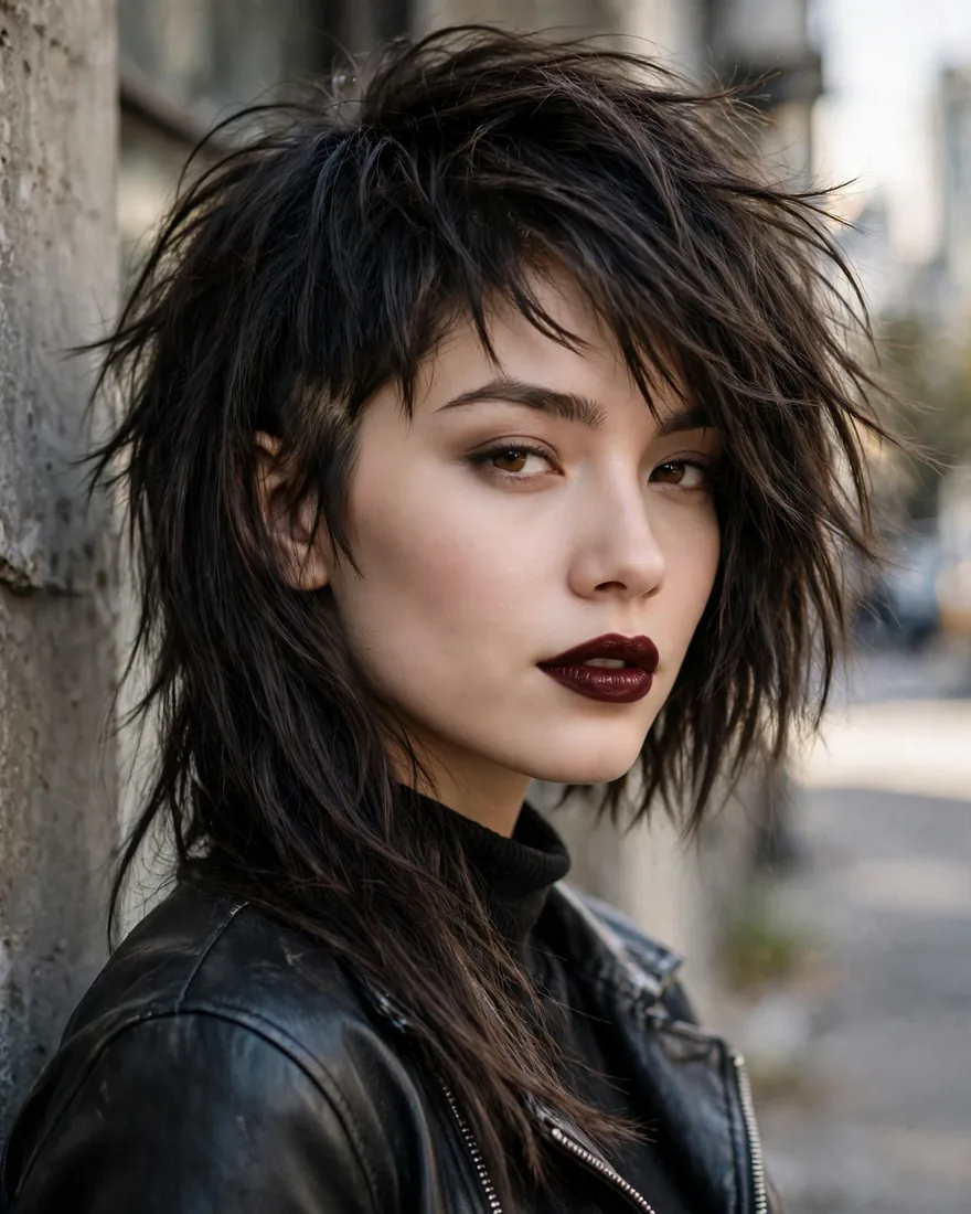 Asymmetrical Choppy Bob Asymmetrical Choppy Bob