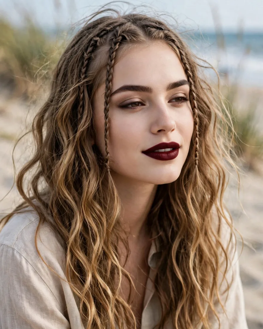 Baby Braids Beachy Waves