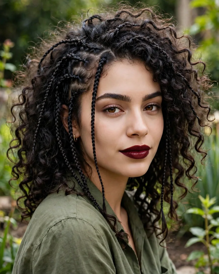 Baby Braids Curly Hair