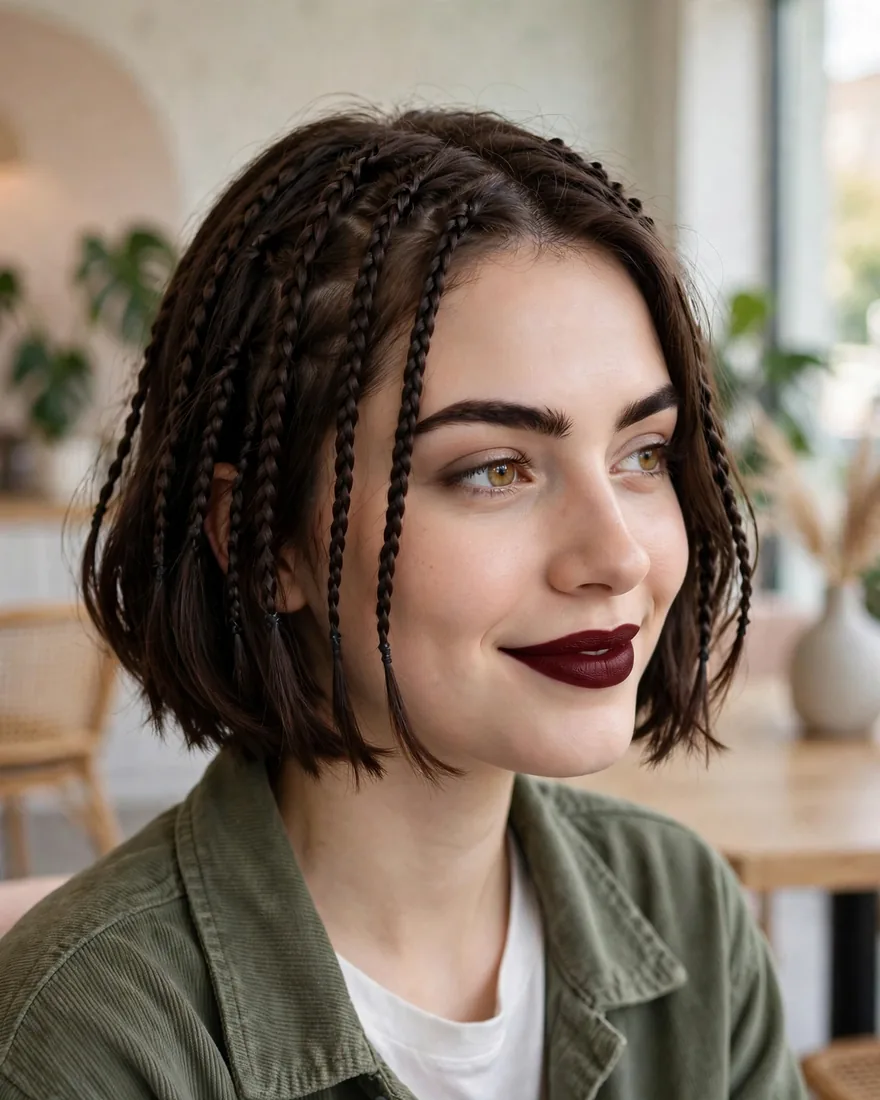 Baby Braids Short Bob