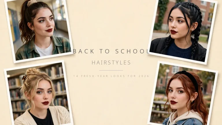 Back to School Hairstyles – 14 Fresh-Year Looks for 2026
