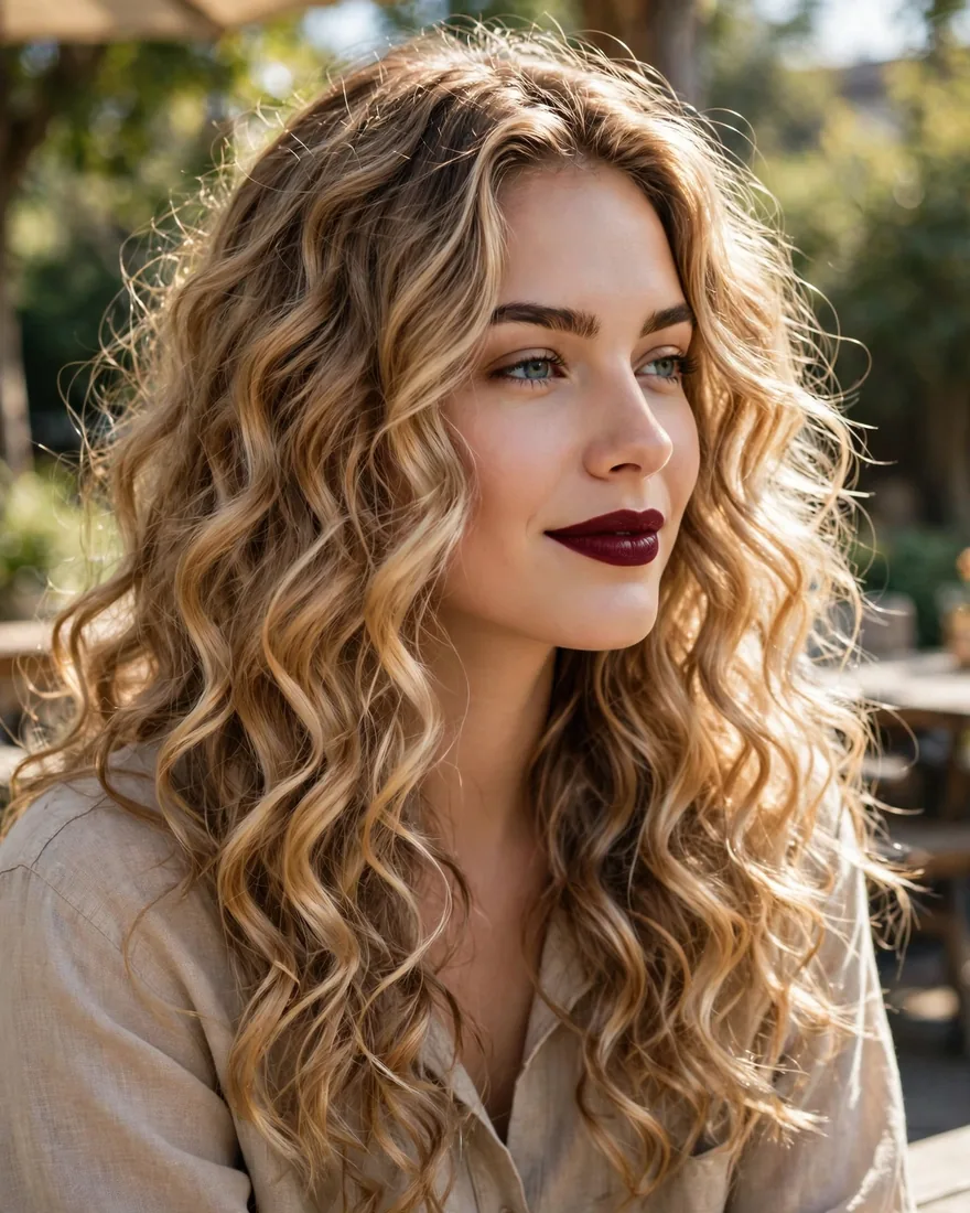 Balayage Loose Curls Balayage Loose Curls